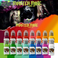 Краска World Famous Tattoo Ink Master Mike Asian Tattoo Set (16 пигментов)