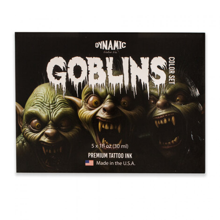 Тату краска Dynamic Colors Goblins Color Set (5 пигментов) 30 мл